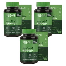 그린몬스터 다이어트 녹차카테킨플러스, 56정, 39.2g, 3개