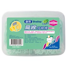 Shallop 刷樂 扁線牙線棒 薄荷味, 800支, 1盒