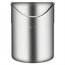 AHOYE 不鏽鋼桌面垃圾桶, 1.5L, 1個