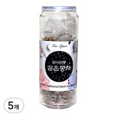 한국전통 검은콩차 티백, 1.3g, 20개입, 5개