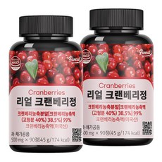 Funeat 蔓越莓錠 45g, 90顆, 2罐