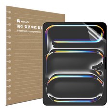 라이노핏 종이질감 액정 보호 필름 세트, 투명, 1세트 투명, 1세트