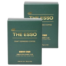 THE ESSO 濃縮咖啡粉 哥倫比亞 莫蒂隆 原豆咖啡棒, 10入, 2個, 1g