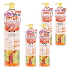 MEISHOKU 明色 Detclear 去角質凝膠 綜合水果, 180ml, 5個