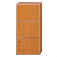 三層門櫃/收納櫃/床頭置物櫃, 顏色隨機