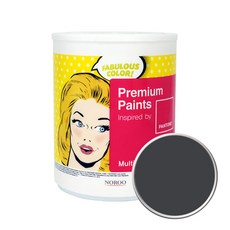 노루페인트 팬톤 멀티 에그쉘광 페인트, 젯블랙 19-0303, 1L, 1개