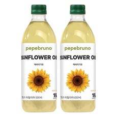 Pepebruno 葵花籽油, 2個, 1L