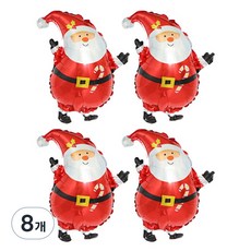 타이탄 크리마스 이벤트 생일 파티 풍선, 미니 산타, 8개