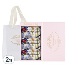 알카미아비누 비누 머스치오 비안코 3p + 선물상자 핑크 + 쇼핑백, 2개