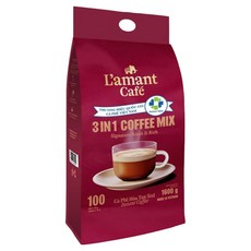 L'amant Cafe 越南三合一即溶咖啡粉, 16g, 100條, 1袋