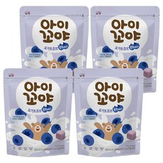 아이꼬야 요거트큐브, 4개, 17g, 블루베리