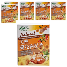 茂格生機 天然菊花枸杞茶, 6g, 8包, 6盒