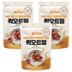 DGFARM 即食燕麥片, 1kg, 3個