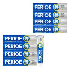 페리오 뉴후레쉬 대용량 불소 구취케어 치약 쿨민트, 185g, 8개