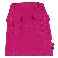 luxgolf 女款外口袋燈芯絨褲裙 YD4W114W