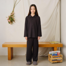 MAISON MAVARM 蜜桃絨基本款睡衣上下兩件套組