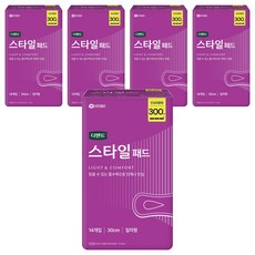 디펜드 여성용 스타일 패드, 안심대용량, 14개입, 5개