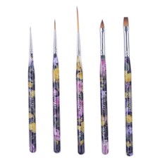 artsecret 藝術家的秘密 美甲彩繪凝膠筆5件組 AC-751A, 混合顏色, 1套
