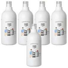 SHINE makers 安心清洗洗碗機專用液體清潔劑, 1L, 5個