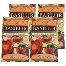 베질루르 퓨어 실론티 라즈베리 & 로즈힙, 2g, 25개입, 4개