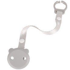 티지엠 곰돌이 노리개 젖꼭지 홀더, 딥그레이, 1개