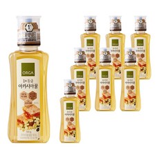 올가홀푸드 1+등급 아카시아꿀, 500g, 8개