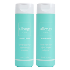 allongs 艾洛偲 女性私密潔膚凝膠, 200ml, 2瓶