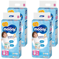 滿意寶寶日本版 頂級超薄褲型尿布 女童款 9~14kg, L, 176片