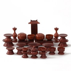 木製祭祖用具組, 提高 33p, 1組