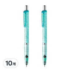 ZEBRA 斑馬牌 DelGuard 方形藍綠色自動鉛筆, 0.5mm, 10個