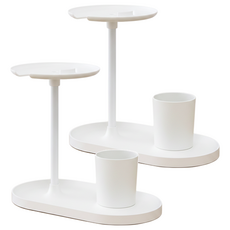 吹風機固定支架, 2個, 白色