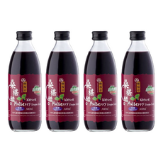 陳稼莊 即飲桑椹醋 300ml, 100%使用陳稼莊果園自種桑椹, 大陶甕長時間靜置發酵釀造, 無添加其他醋類, 4瓶