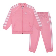 adidas 愛迪達 孩童運動外套+運動長褲套裝 GD2628