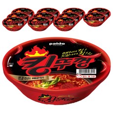 paldo 八道 碗裝王蓋湯麵 辣味 110g, 12入