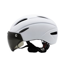 自行車用護目鏡安全帽, 白色的