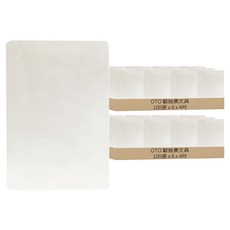 OTO歐迪奧文具 抗靜電亮面護貝膠膜, A6, 200張