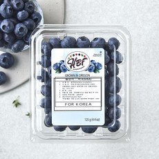 미국산 블루베리, 125g, 1개