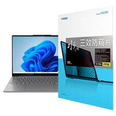YADI 亞第 插卡隱貼16：10 水之鏡防窺片 Lenovo Yoga Slim 7i專用 PF4PPB-W140, 透明, 1個, 14in
