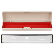 Onbiyu 經典複音24孔C調口琴, 單一商品, 銀色, 1個