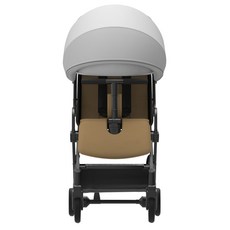 와이업 기내반입 지니 제로2 휴대용 유모차, 프레임(블랙), 시트(베이지), 캐노피(화이트)
