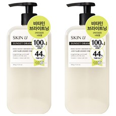 스킨유 이노센트 샤워젤 선셋오랑쥬, 500g, 2개