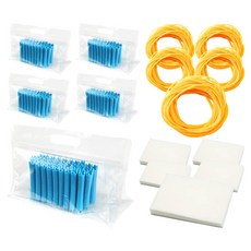 Cell Ribbon Hair Volume Roll Star Self Perm Ceramic Rod No. 8 Set, 單色, 5組