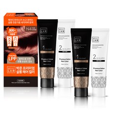 박준뷰티랩 헤어 살롱 컬러 염색제 새치커버용 150ml + 150ml, 다크브라운, 2개