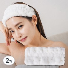 Glam Moment 造型髮帶, 白色, 2個