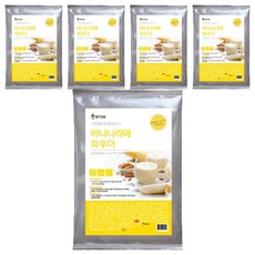 WITHGO 香蕉拿鐵粉, 1kg, 1包, 5包