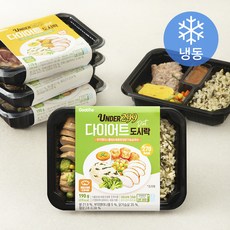 굽네 UNDER 299 다이어트 도시락 5종 세트 (냉동), 920g, 1세트