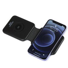 Murray 코리아 맥세이프 3 in 1 듀오 고속충전기 APPLE 기기, 블랙, 1개