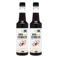 HONG YEONG UI 紅雪蟹魚醬油, 500ml, 2個