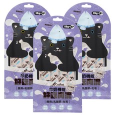 Catfeet 艾比最愛 羊奶機能肉泥, 60g, 鮪魚+乳酸菌+化毛, 3袋