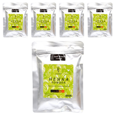 코겐 헤나파우더 염색약 100g, 다크브라운, 5개